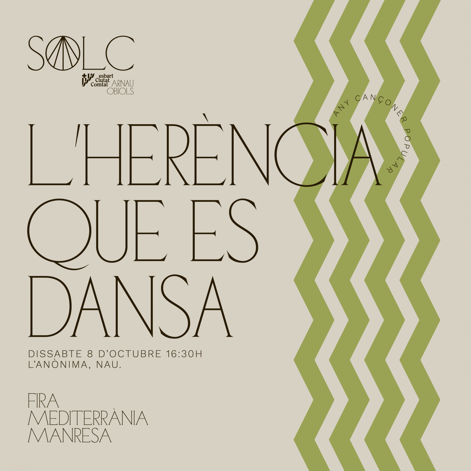 SOLC espectacle Esbart Ciutat Comtal i Arnau Obiols